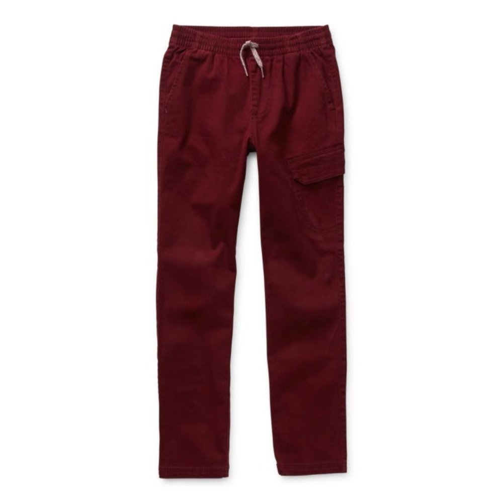 Arizona Tapered Jogger Burgundy Pants Stretch